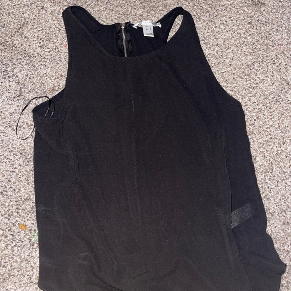 Black Sleeveless Top